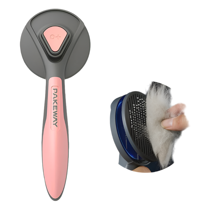 NNEOBA Cat Comb Dog Hair Remover Brush Pet Grooming Slicker Comb Removes Tangled  Self Cleaning Pet Supplies Accessories